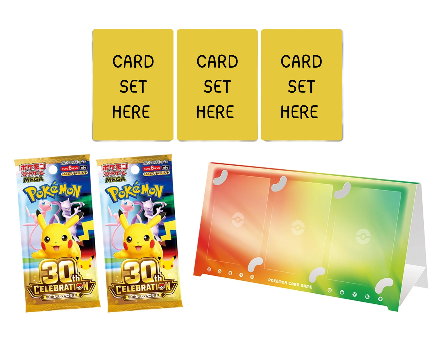 Grookey, Scorbunny & Sobble 🇯🇵 30th Celebration Card Set
